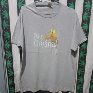 เสื้อยืดมือสอง Usa การ์ตูนเก่า Bee Original Size XL.อก24/ยาว31