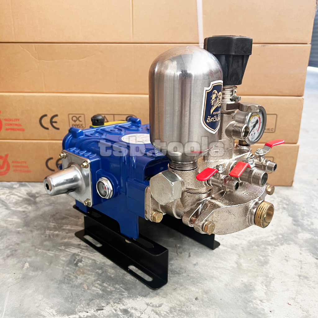 ปั๊มสามสูบ ขนาด 1 นิ้ว (ไม่ต้องอัดจาระบี) อัศวินโน่ รุ่น APS680A  APS22 APS30 รุ่นหม้อลม สามสูบ เครื่องพ่นยาสามสูบ 3 สูบ - รูปที่ 3