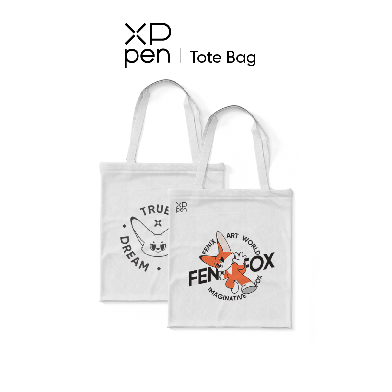XPPen Tote Bag กระเป๋าผ้า แคนวาส ลาย Fenix
