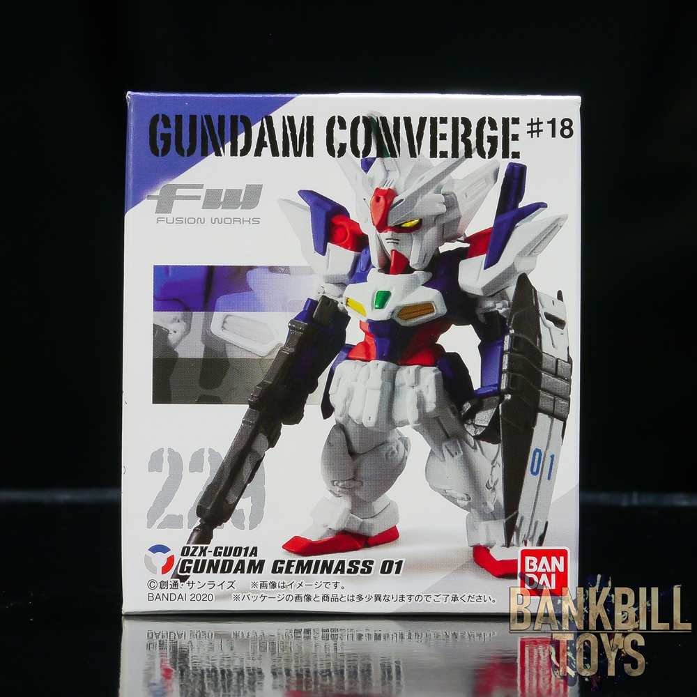 กันดั้ม Bandai Candy Toy FW Gundam Converge #18 No.229 OZX-GU01A Gundam Geminass 01