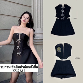 set เสื้อ กระโปรง ที่ฮิตที่สุดในตอนนี้ ทางร้าน รับประกันแพทเทิร์นดีงาม กระโปรงซับในเป็นกางเกงนะคะ เอวสับมากรุ่นนี้