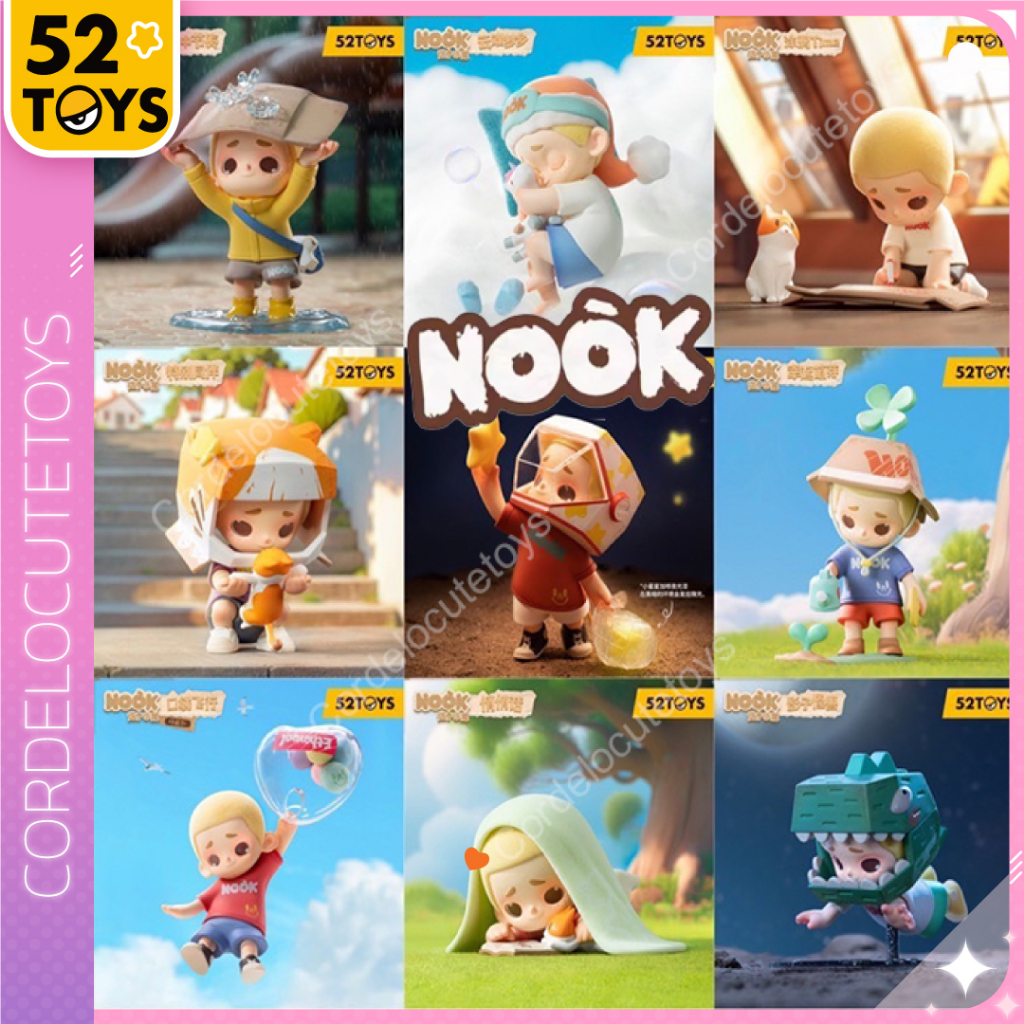 [พร้อมส่ง] กล่องสุ่มโมเดลนุ๊ก NOOK [52toys] ❣️ Nook The Kid series - แบบเลือกตัว ราคาน่ารัก❣️ ของแท้💯