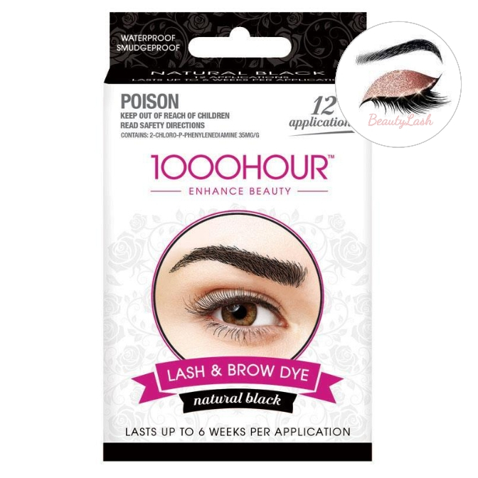 น้ำยาย้อมขนตา น้ำยาย้อมคิ้ว สีดำ 1000 Hour ของออสเตรเลีย