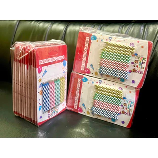 เทียนเป่าไม่ดับ Relighting candle 12 เเท่ง (1 เเพ็คบรรจุ 12 ชิ้น)