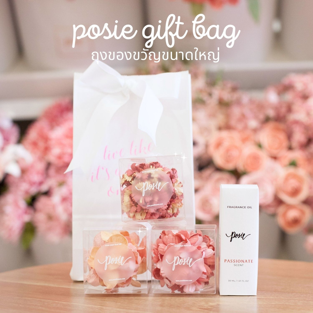 POSIE Gift Bag โพซี่ ถุงของขวัญ เซ็ตใหญ่