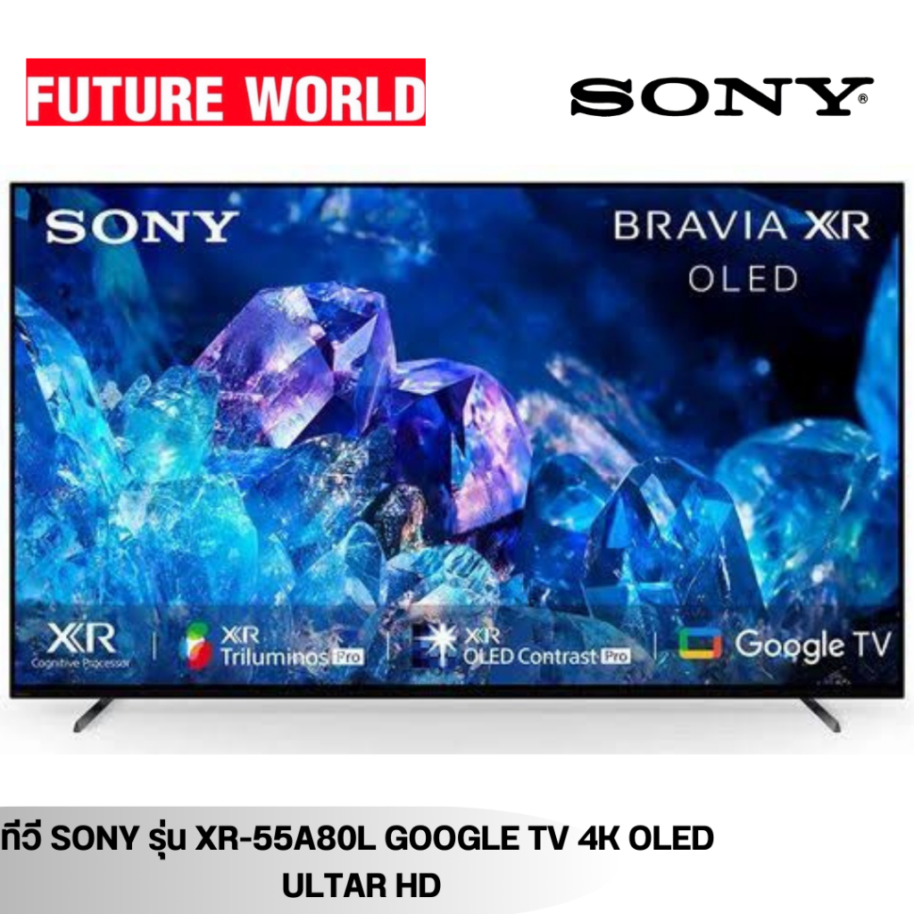 ทีวี SONY รุ่น XR-55A80L ขนาด55นิ้ว GOOGLE TV 4K OLED HD