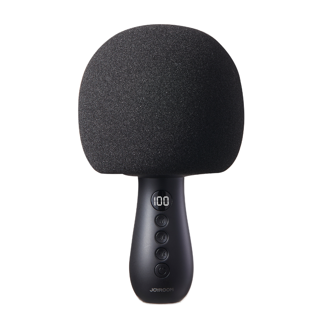 Joyroom รุ่น JR-MC6 SingLoud Series Handheld Microphone with Speaker-Black ไมโครโฟนพร้อมลำโพง