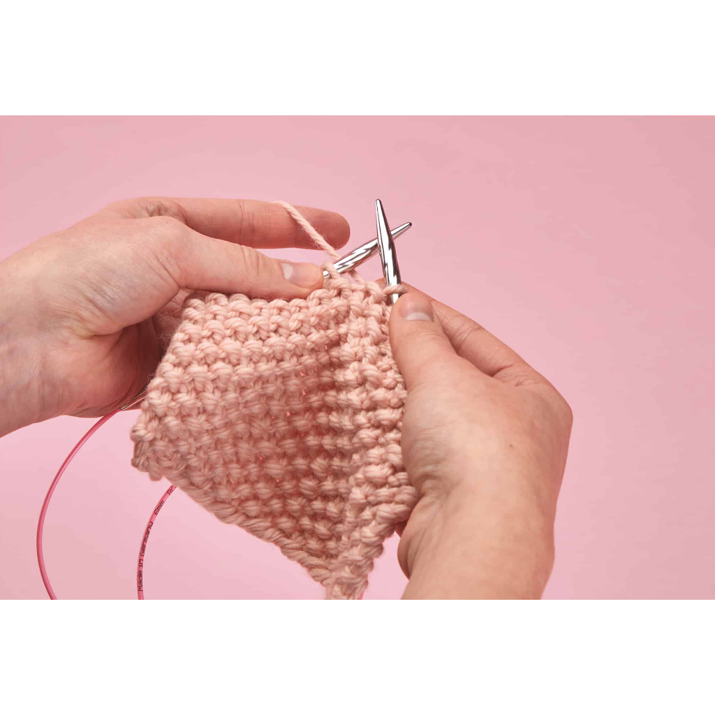 Addi Unicorn Circular Knitting Needle  (115-7) ไม้นิตโค้งรุ่นยูนิคอร์น สายสีชมพู Made in germany