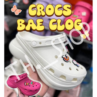 มีกล่องแบรนด์📦 รองเท้าแตะ CROCS BAE CLOG ผู้หญิง เสริมพื้นสูง3นิ้ว จัดส่งไวมาก🔥