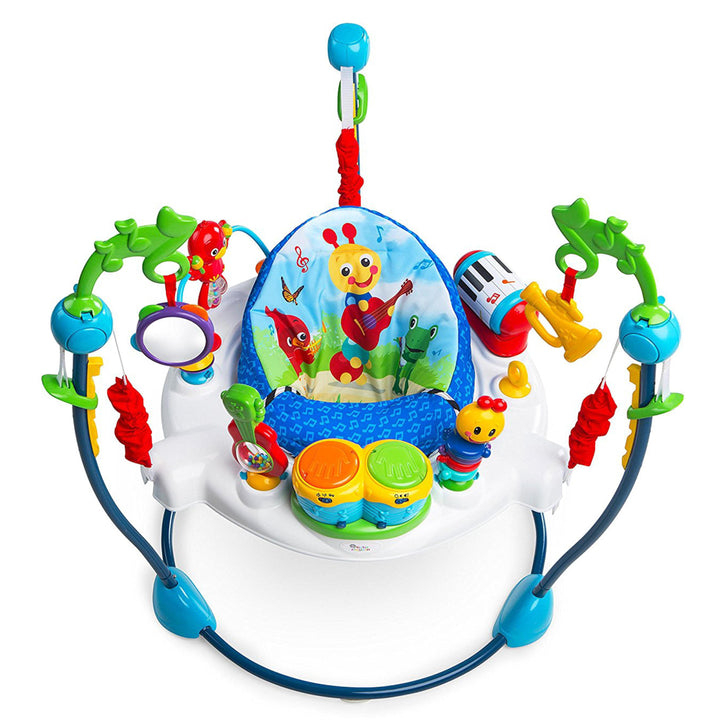 Jumper baby einstein รุ่นใหม่มีกลอง (10504) หมุนได้ 360 องศา พร้อมของเล่นมากมาย มีเสียง มีไฟ