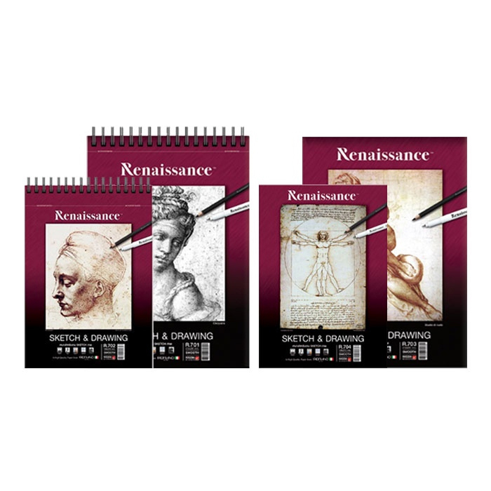สมุดสเกต สมุดวาดภาพ Renaissance SKETCH & DRAWING PAD รุ่น R701, R702, R703 และ R704