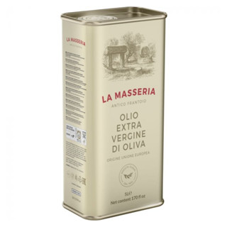 ลา มาสซิเรีย น้ำมันมะกอก บริสุทธิ์พิเศษ 5 ลิตร - Extra Virgin Olive Oil 5L La Masseria brand