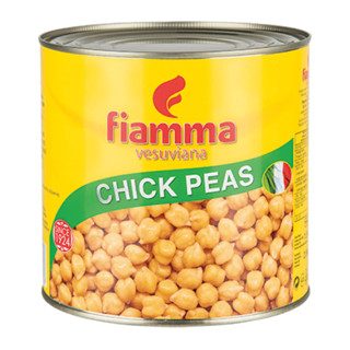 ไฟมมา ถั่วลูกไก่ในน้ำเกลือ 2.5 กิโลกรัม - Chick Peas in Brine 2.5kg Fiamma brand