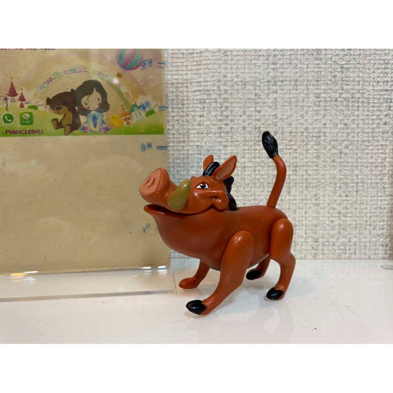 The Lion King PUMBAA figure หมูป่าใน Lion king สภาพ96-99% ของแท้