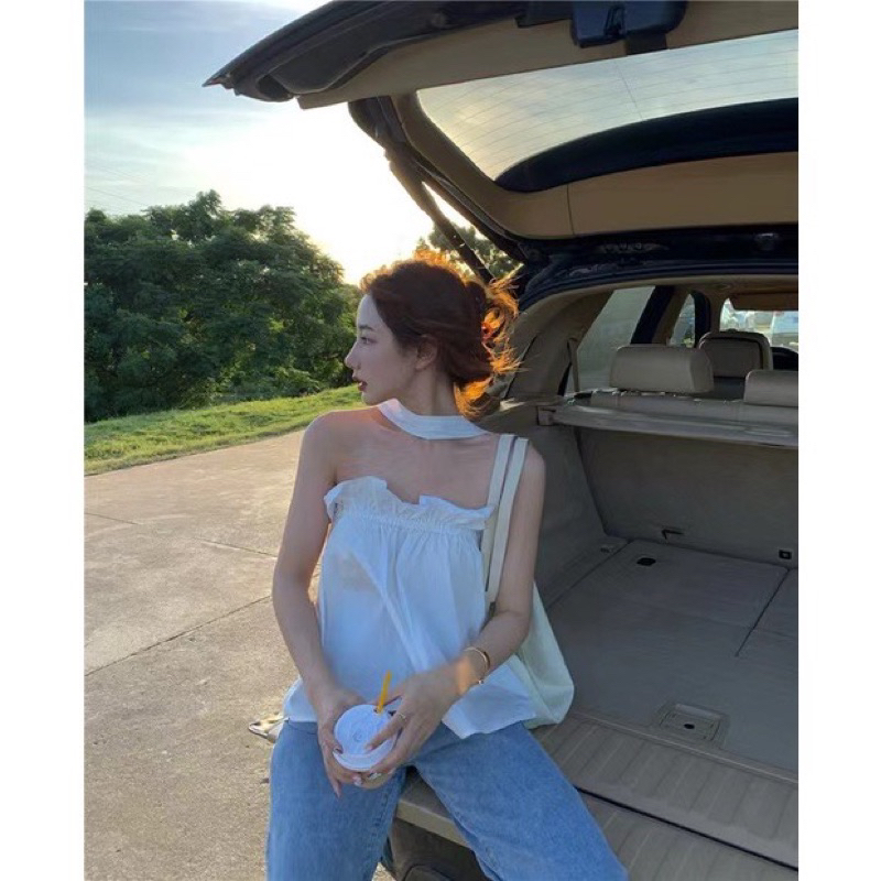 เกาะอกผ้ายืดสีขาวจากร้าน cicishop
