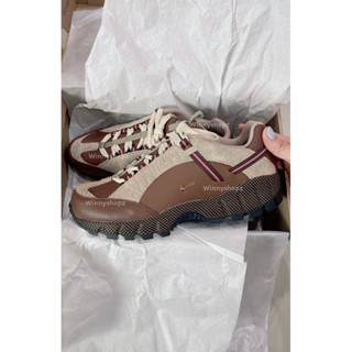 (Used) NIKE x JACQUEMUS AIR HUMARA LX ALE BROWN รองเท้าไนกี้มือ 2 ของแท้ 100% ส่งฟรี