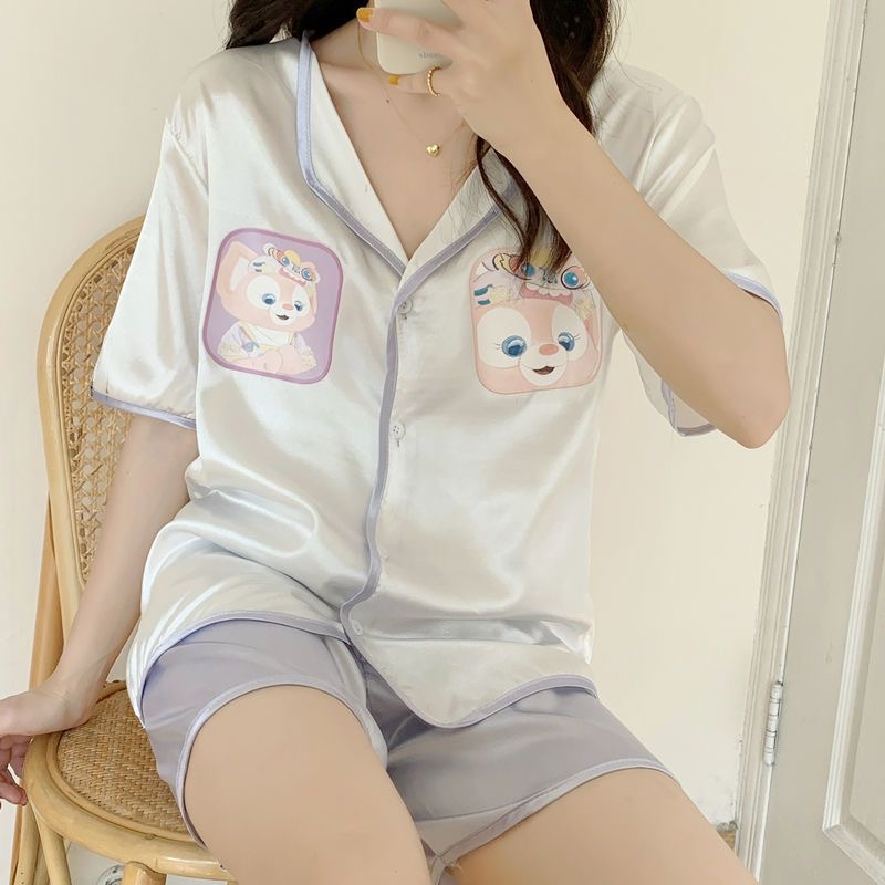 802 SBT ชุดนอนผ้าซาติน ลวดลายน่ารักสบายตา เนื้อผ้าไม่เสียดสีผิว สินค้าพร้อมส่งทุกสีและไซส์จ้า สาวๆที่ชอบร้อนห้ามพลาด