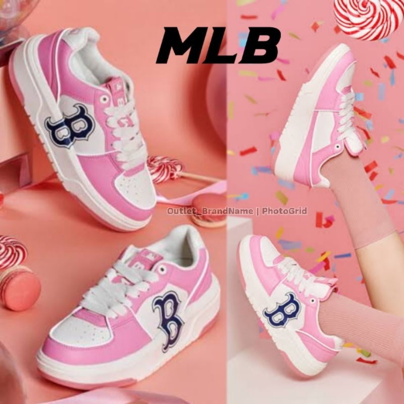 รองเท้า MLB Chunky Liner Boston Red Sox 'Pink' Women [ ของแท้💯 พร้อมส่งฟรี ]