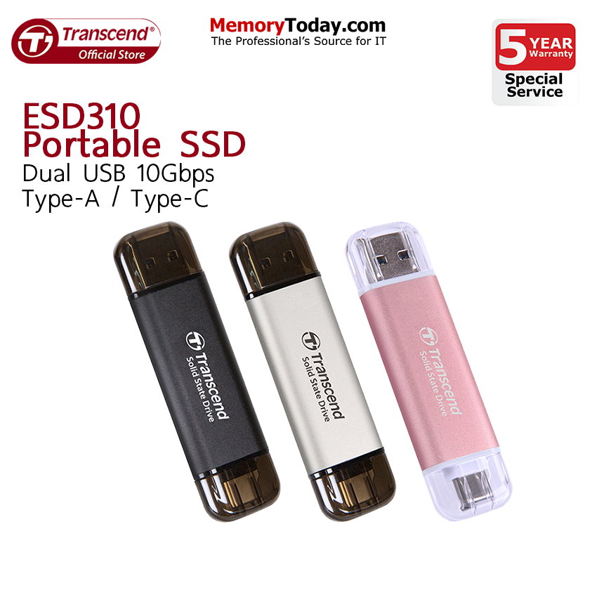 Transcend ESD310 Portable SSD Capacity:1TB/2TB