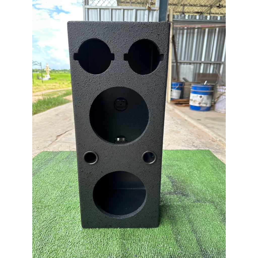 ตู้ลำโพง 6.5 นิ้ว (ตู้เปล่า)ใส่ดอก6.5นิ้ว2ดอกเสียงแหลม4นิ้ว2ดอก