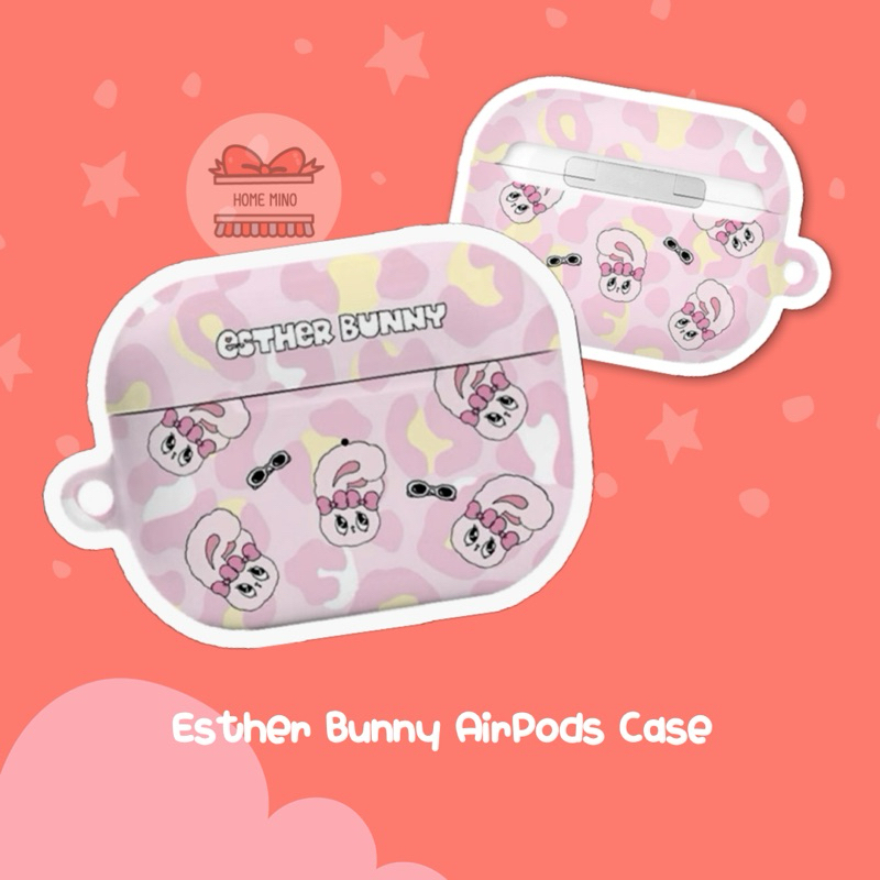 🌈 พร้อมส่ง 🌺 Esther Bunny Hard Case (For AirPods) From Korea ลิขสิทธิ์แท้