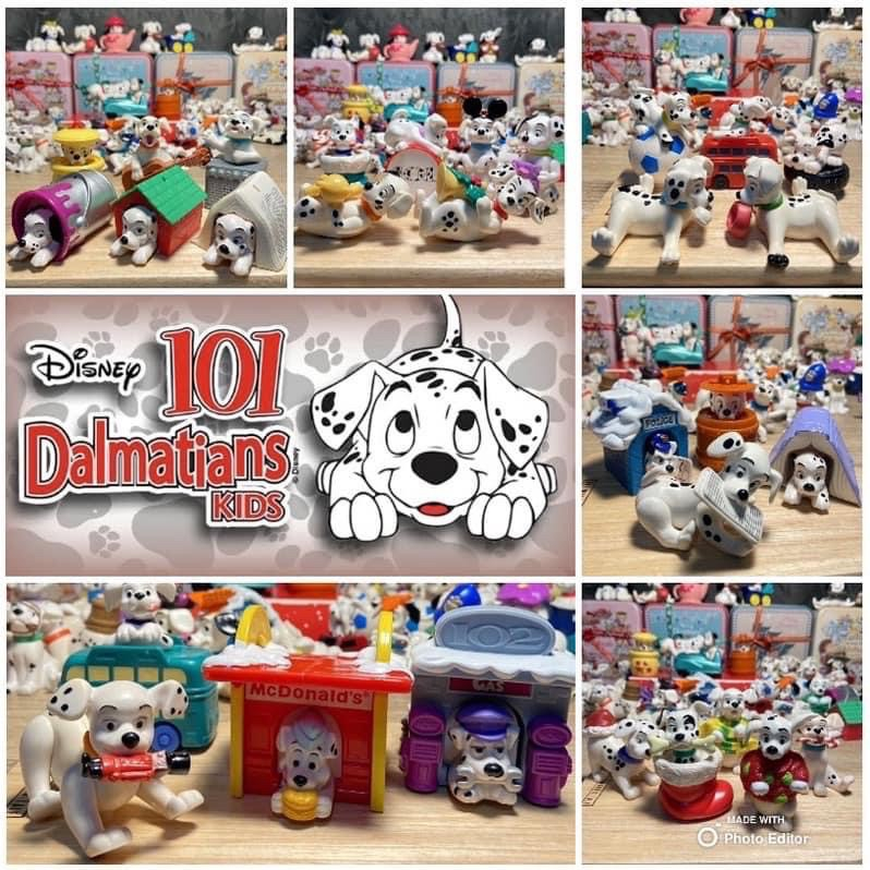 Mcdonald's Happy Meal Toy 101 Dalmatians USA รวม101 ตัว สภาพดี/ 102 Dalmatians 51ตัว