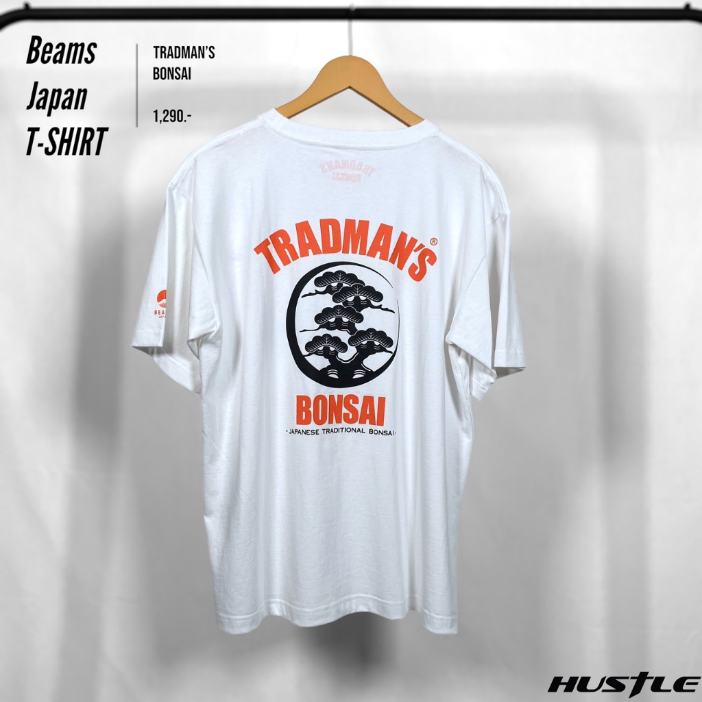 [Hustle.store]เสื้อยืด Beams "Tradman's Bonsai" มือ1ของแท้พร้อมส่ง‼️‼️‼️‼️‼️‼️‼️‼️