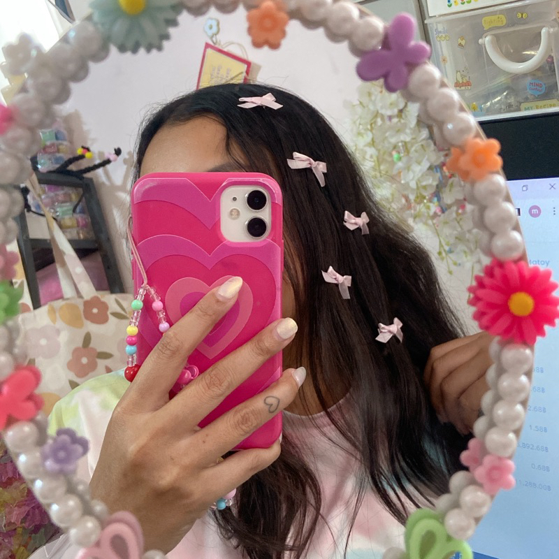 มินิริบบิ้นโบว์ กิ๊บโบว์ 6 ชิ้น/ แพ็ค ขนาด 4 cm ติดได้ทั้งเด็กและใหญ่