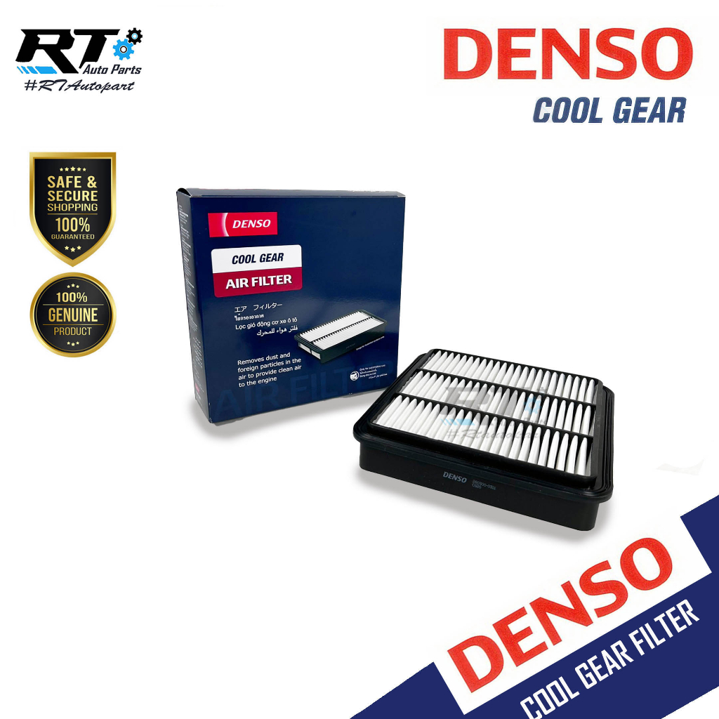 Denso กรองอากาศ Mitsubishi Triton Pajero Pajerosport ปี05-14 / มิตซูบิชิ ไทรตัน ปาเจโร่สปอร์ต / 1500A098 / 260300-0311