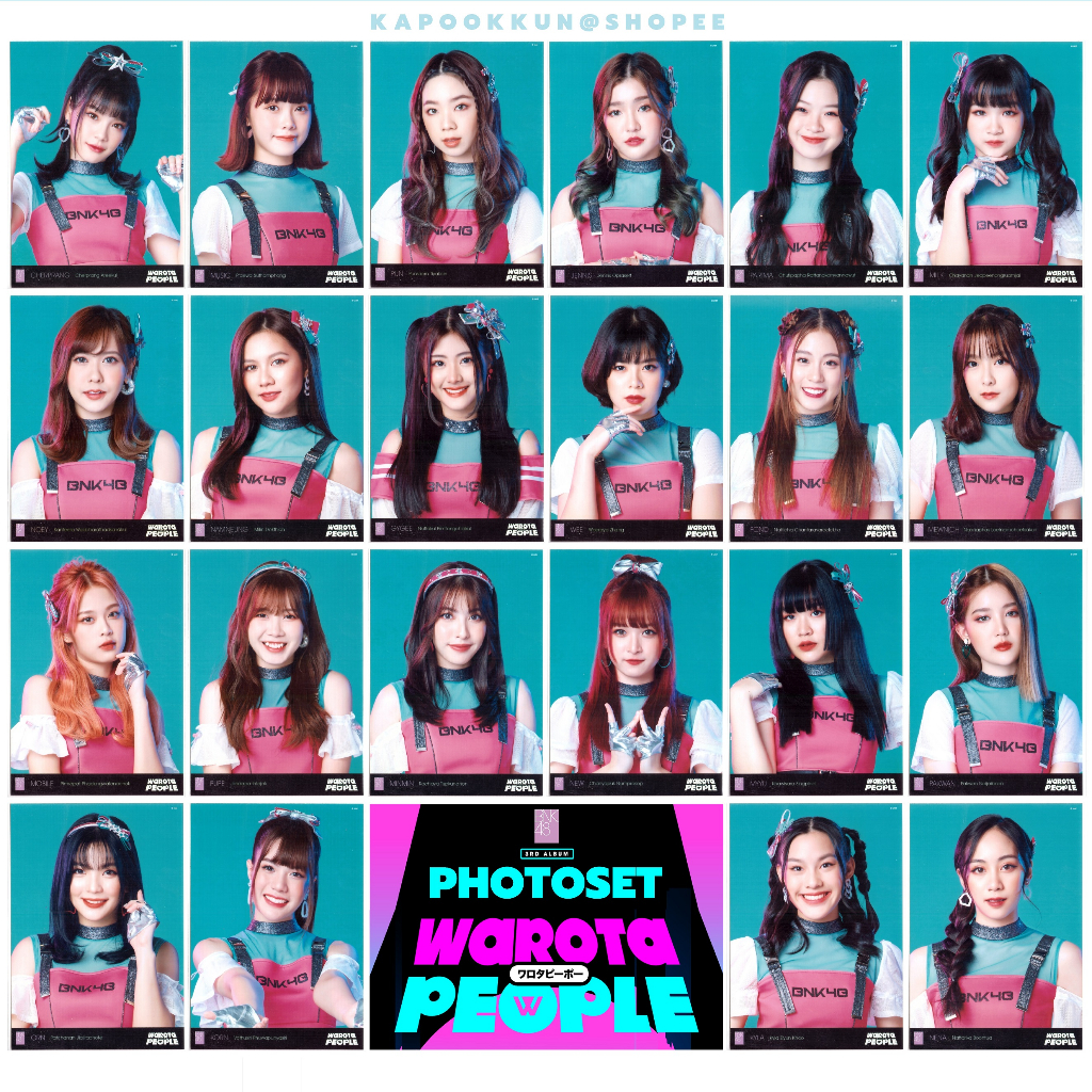 [คอมพ์][1/2] BNK48 Photoset Warota People วาโรตะ หัวเราะเซ่ Comp