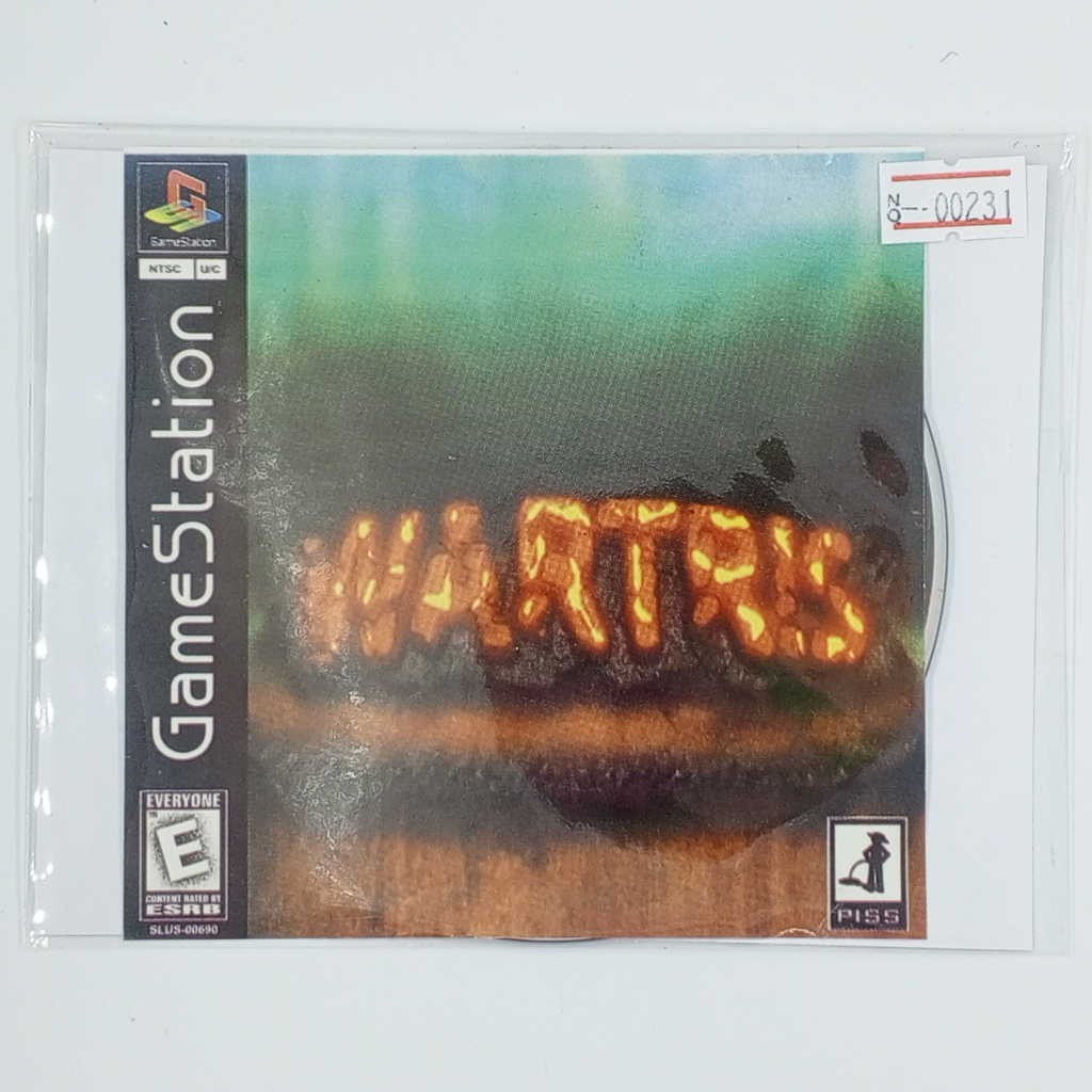 [00231] WARTRIS (US) แผ่นเกมก็อปปี้ PS1 แผ่นเกมปั๊มโรงงาน มือสองสภาพดี