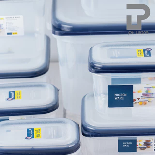 Superlock Micronware กล่องถนอมอาหาร กล่องเก็บอาหาร กล่องเก็บผลไม้ ฝาปิดสูญญากาศ รุ่น Double wall