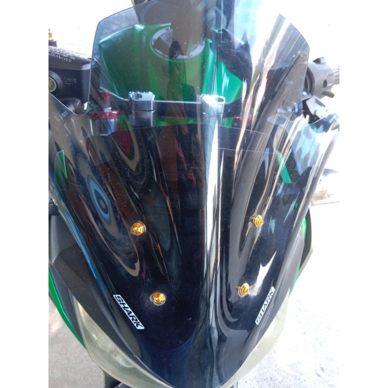 น๊อตยึดชิวหน้า น๊อตชิว Z300 /Z900 สแตนเลส (1ชุด 4ตัว)