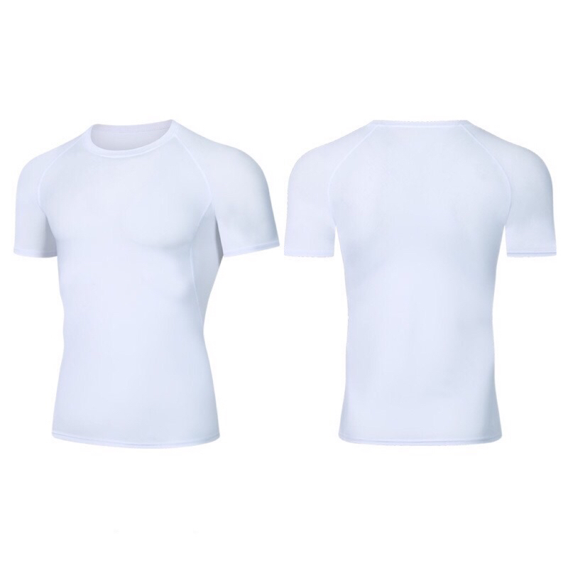 GXG เสื้อรัดกล้ามเนื้อแขนสั้น กระชับกล้ามเนื้อ เสื้อออกกำลังกาย ผ้าdryfit - รูปที่ 5