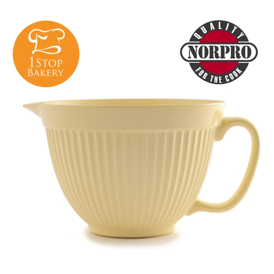 Norpro 1017 Grip-EZ 4 Qt. Mixing Bowl Yellow/ชามผสมสีเหลือง 4 Qt. 3.8 ลิตร