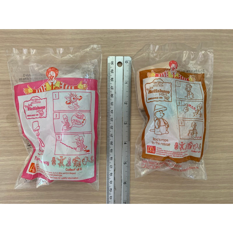 สินค้าใหม่ ‼️  ของเล่น/ของสะสม Mc Donald’s  Winnie the Pooh 🍯 Heffalump Movie🐘🐖🦘