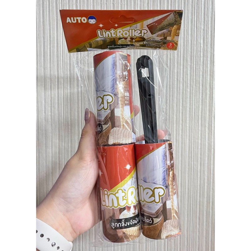 ลูกกลิ้งทำความสะอาด พร้อมรีฟิล 2 ม้วน ลูกกลิ้งกระดาษกาว ลูกกลิ้งกำจัดฝุ่น ลูกกลิ้งกำจัดขนบนเสื้อผ้า - รูปที่ 5