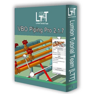 VBO Piping Pro ปลั๊กอินเสริมสร้างระบบท่อ สำหรับ Sketchup