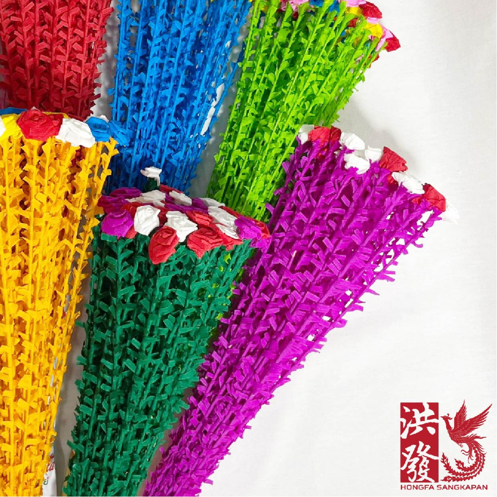 สุ่ม✨ก้านกฐิน กึ่งสำเร็จรูป🌹หัวกุหลาบ🌹😊สุ่มคละสี😊(มัดละ50ก้าน) ใช้ก้านมะพร้าว #งานบุญทอดกฐิน #พุ่มกฐิน #savetheworld