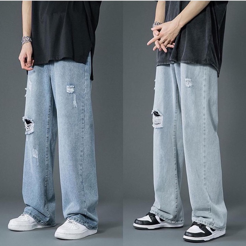 [ พร้อมส่ง ] Buggy Scratch Jeans