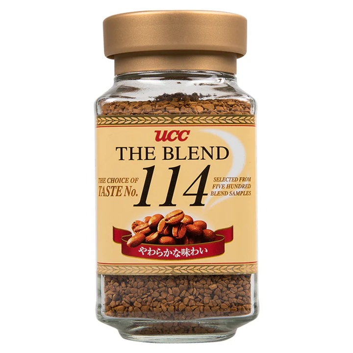 UCC The Blend 114 Soft & Mild Instant Coffee (Japan Imported) ยูซีซี 114 กาแฟสำเร็จรูป 90g.