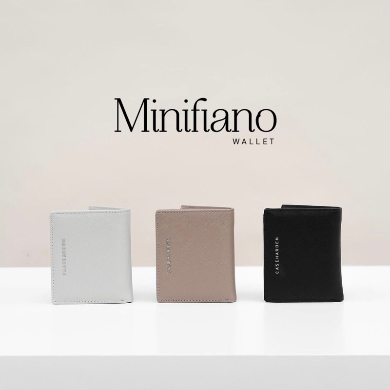 (ใส่โค้ด:20DD22 ลด98.-) Minifiano Wallet กระเป๋าสตางค์หนังกันรอย
