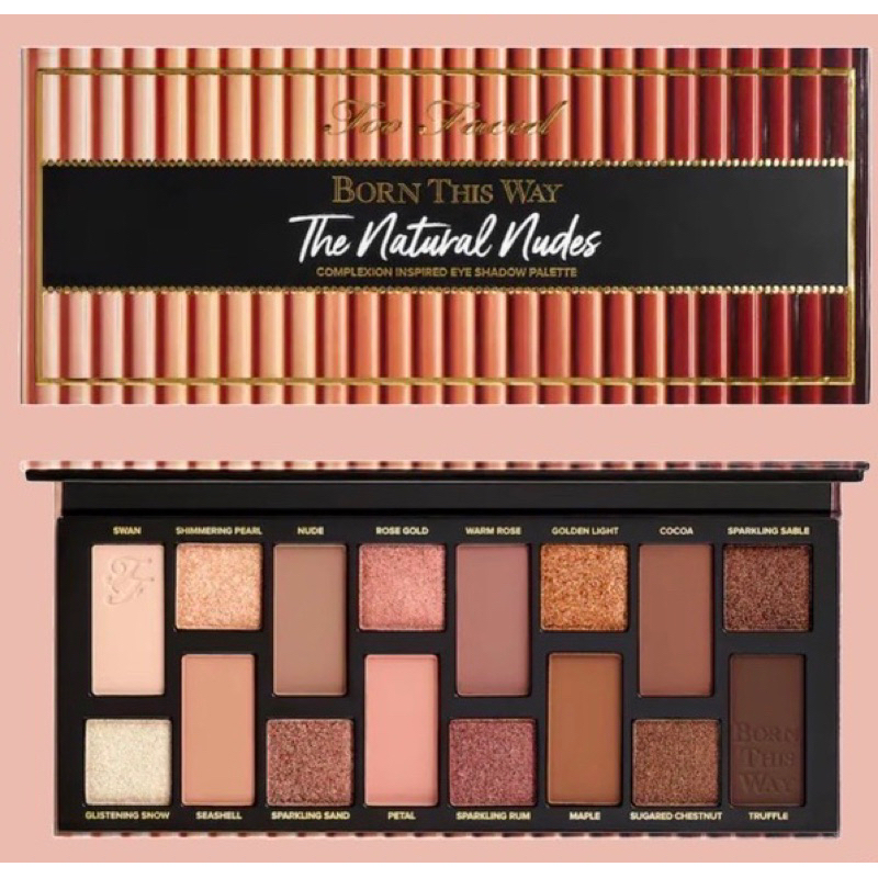 Too Faced Born This Way The Natural Nudes และ Sunset Strip Eye Shadow Palette