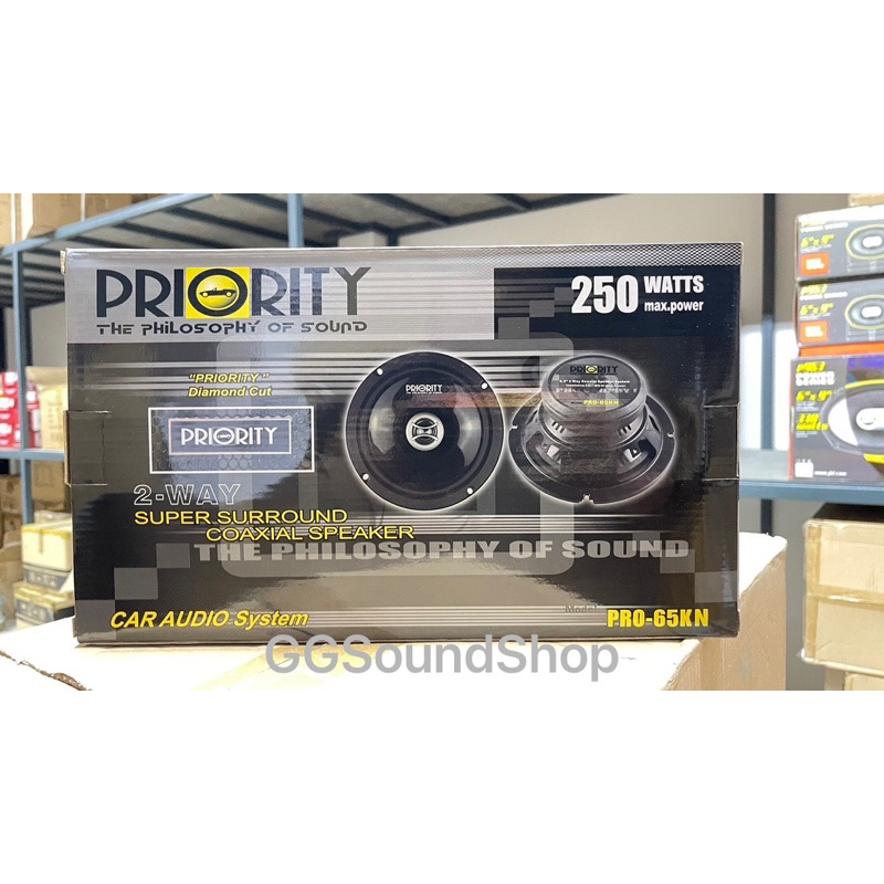 6.5” แกนร่วม PRIORITY  รุ่น PRO-65KN (1 คู่)