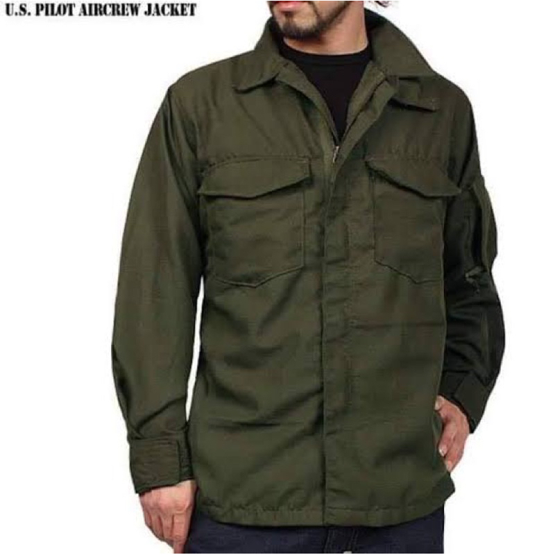 เสื้อนอแม็ค แท้ USA ปี 1971 Nomex  เป๋าตรง นอแมค เป๋าเฉียง