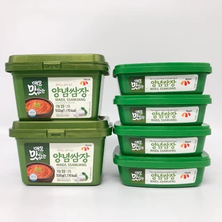 ซอสเกาหลี 500g ของแท้จากเกาหลี กระปุกจริง โคชูจัง ซัมจัง เทนจัง Gochujang Ssamjang Deonjang 고추장