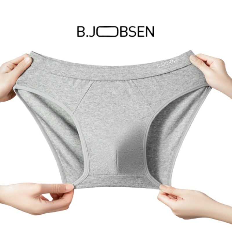 B.JOBSEN กางเกงในชายเนื้อผ้าคอตตอน ระบายดีไม่ร้อนผิว ใส่ทนไม่ย้วยง่าย