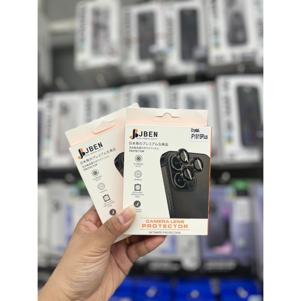 ฟิล์มเลนส์กล้อง Jben IPhone15 ฟิล์มป้องกันกล้องแบบบางพิเศษ