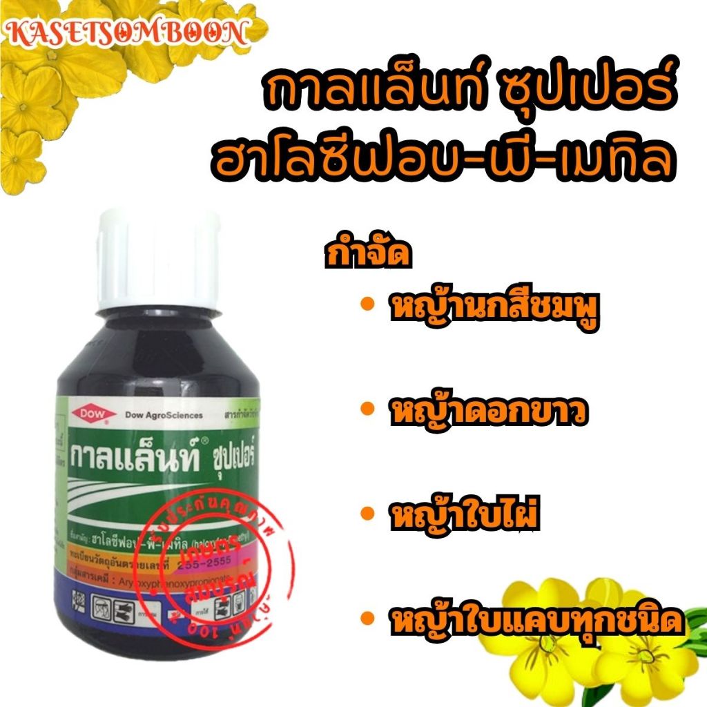 กาลแล็นท์ ซุปเปอร์ ฮาโลซีฟอบ-พี-เมทิล 100/500 มล. (ฆ่าหญ้ากาลแล็นท์) ตราดาวอะโกรไซแอนส์