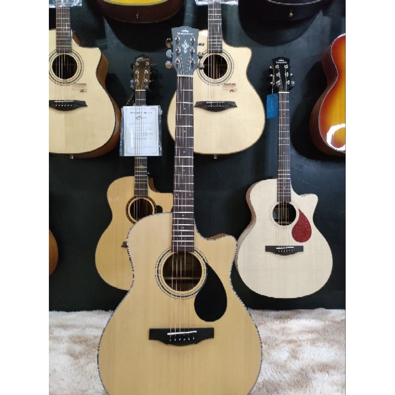 กีตาร์โปร่งคุณภาพสูงปรี้ด Brand ระดับโลก Kepma รุ่น EAC พร้อมกระเป๋าkepmaของแท้